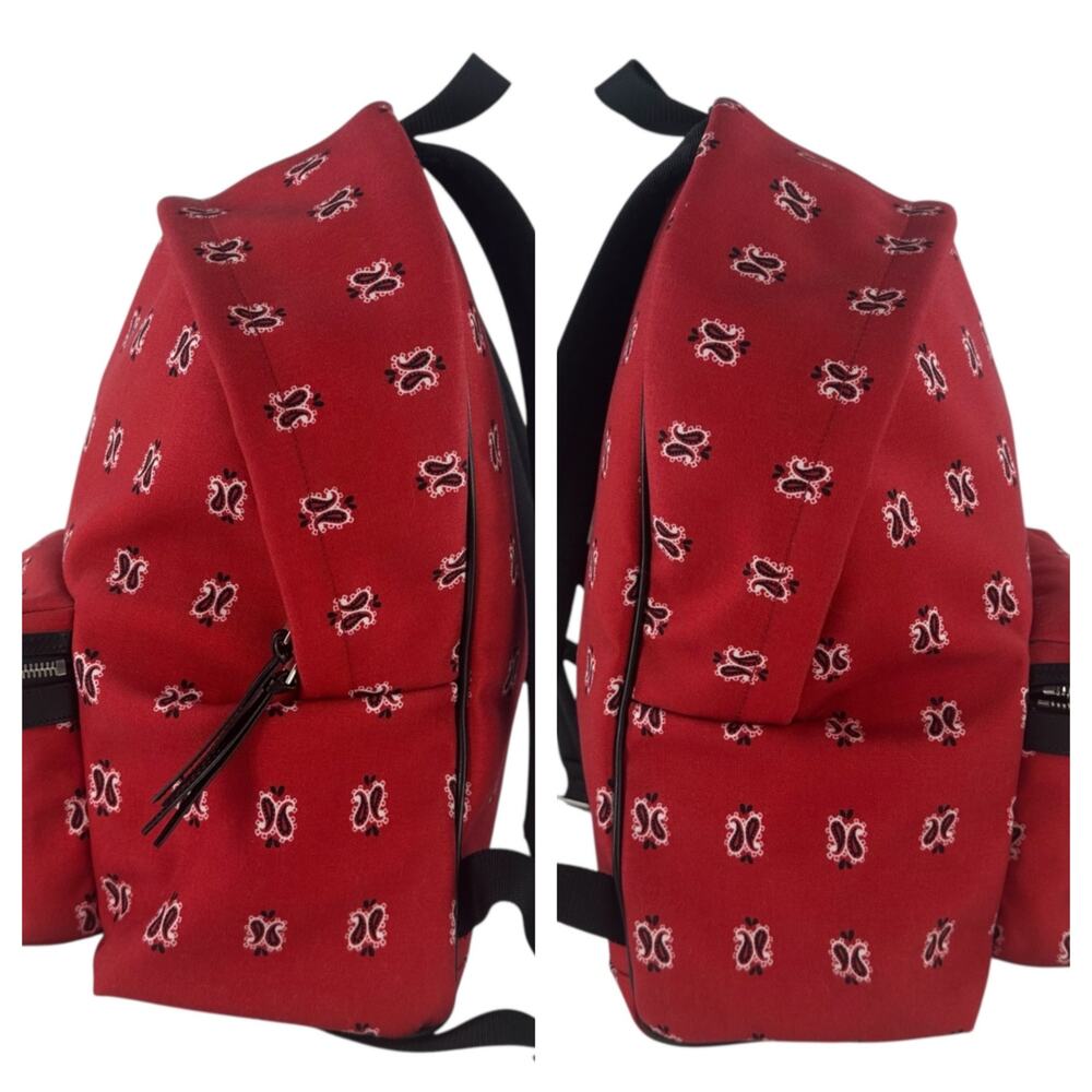 Saint Laurent Paisley City Backpack - Picture 3 of 8